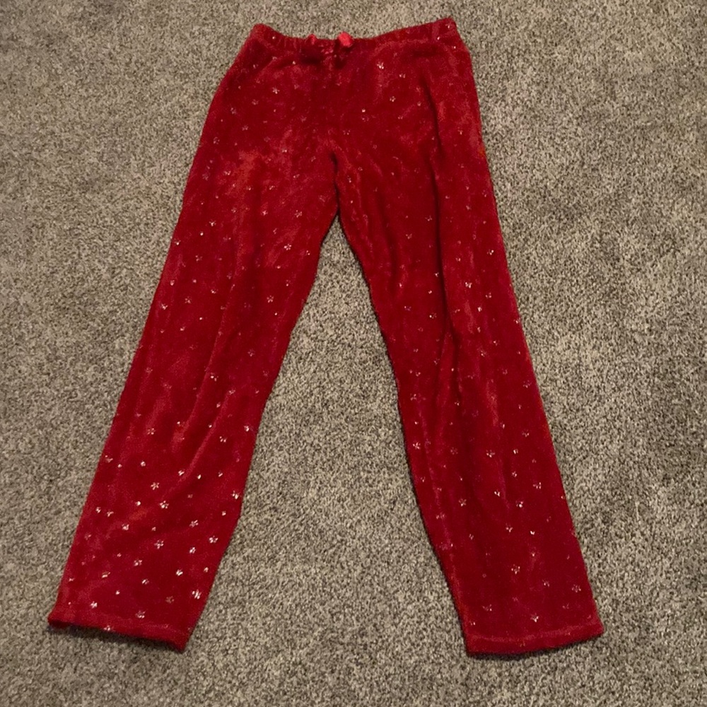 Red Star patterned pajama pants
